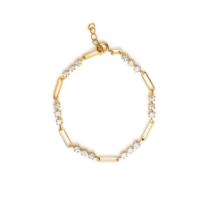 925 Silver Moissanite Diamond Queen Tennis Bracelet