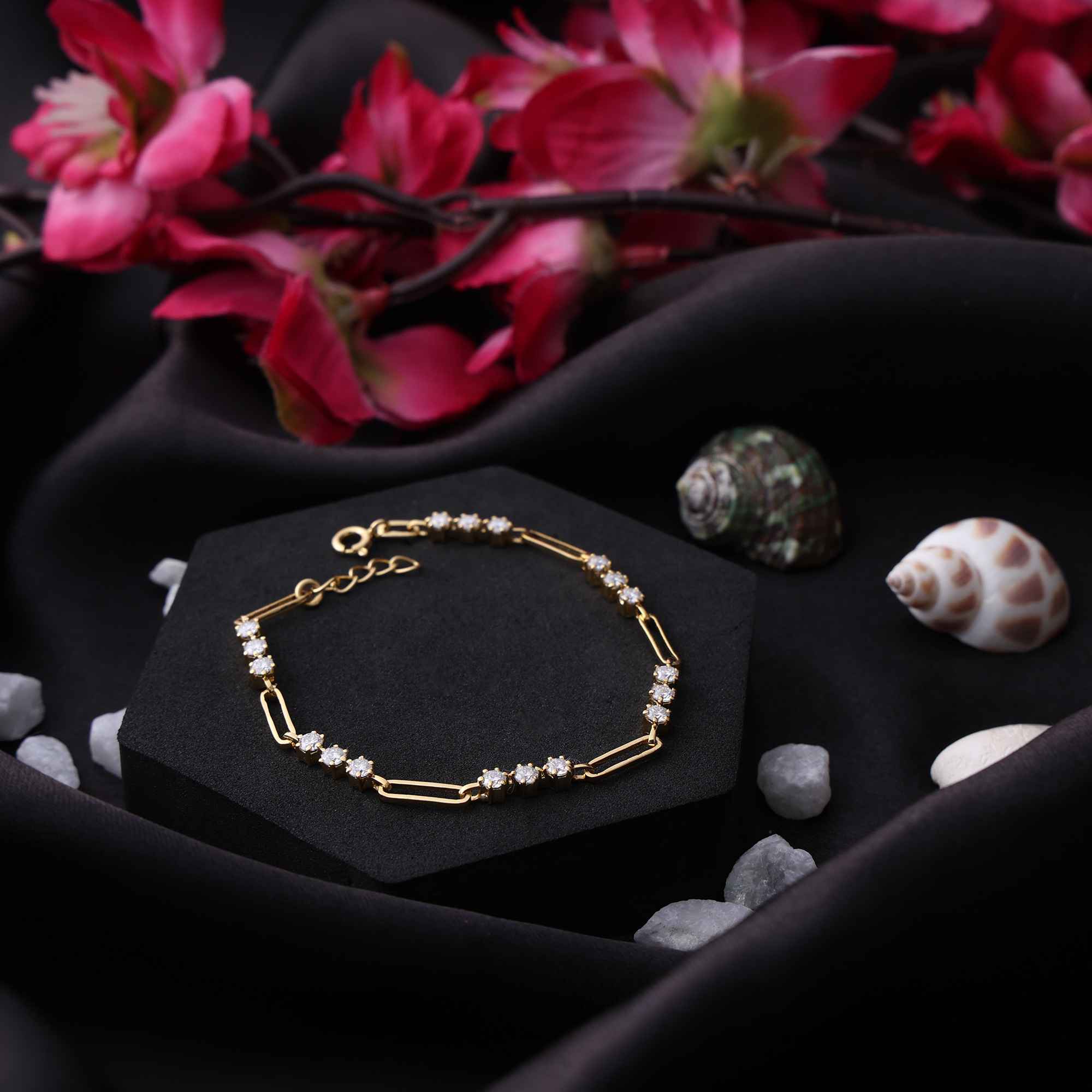 925 Silver Moissanite Diamond Queen Tennis Bracelet