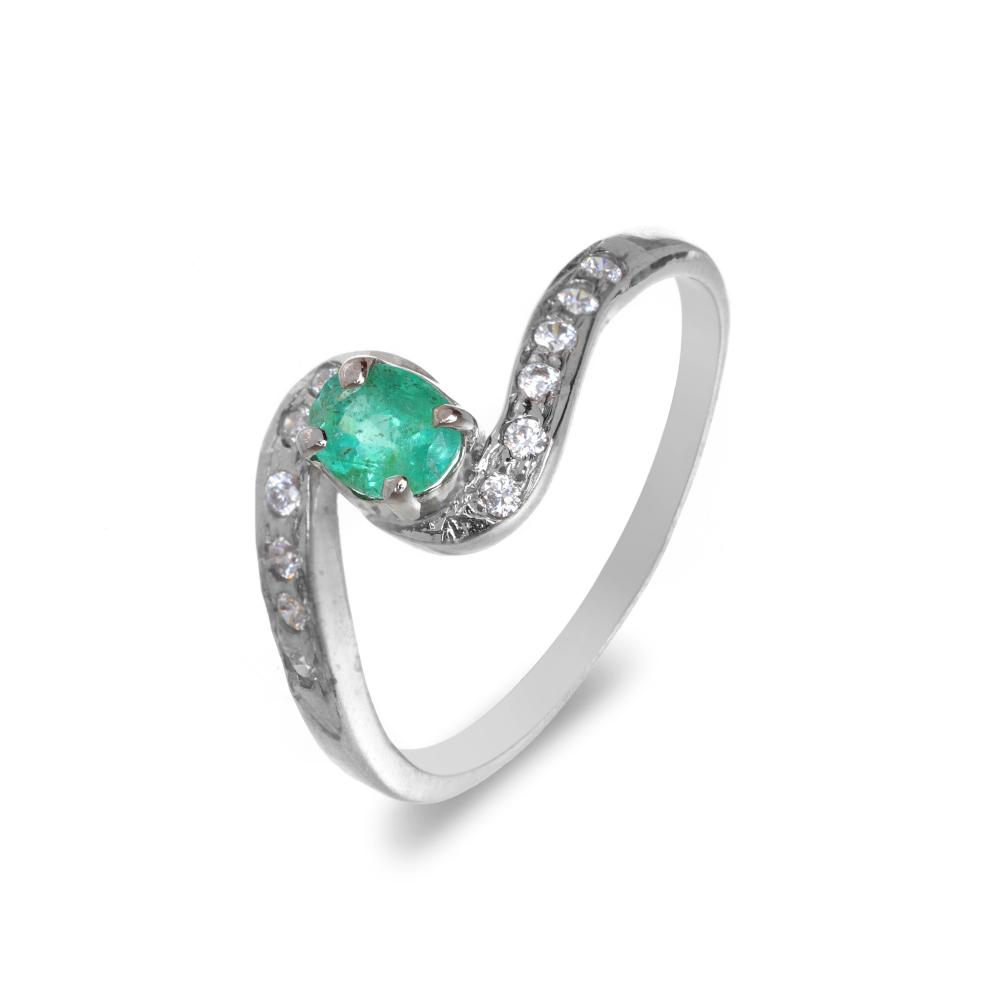 Natural Emerald Grace Ring