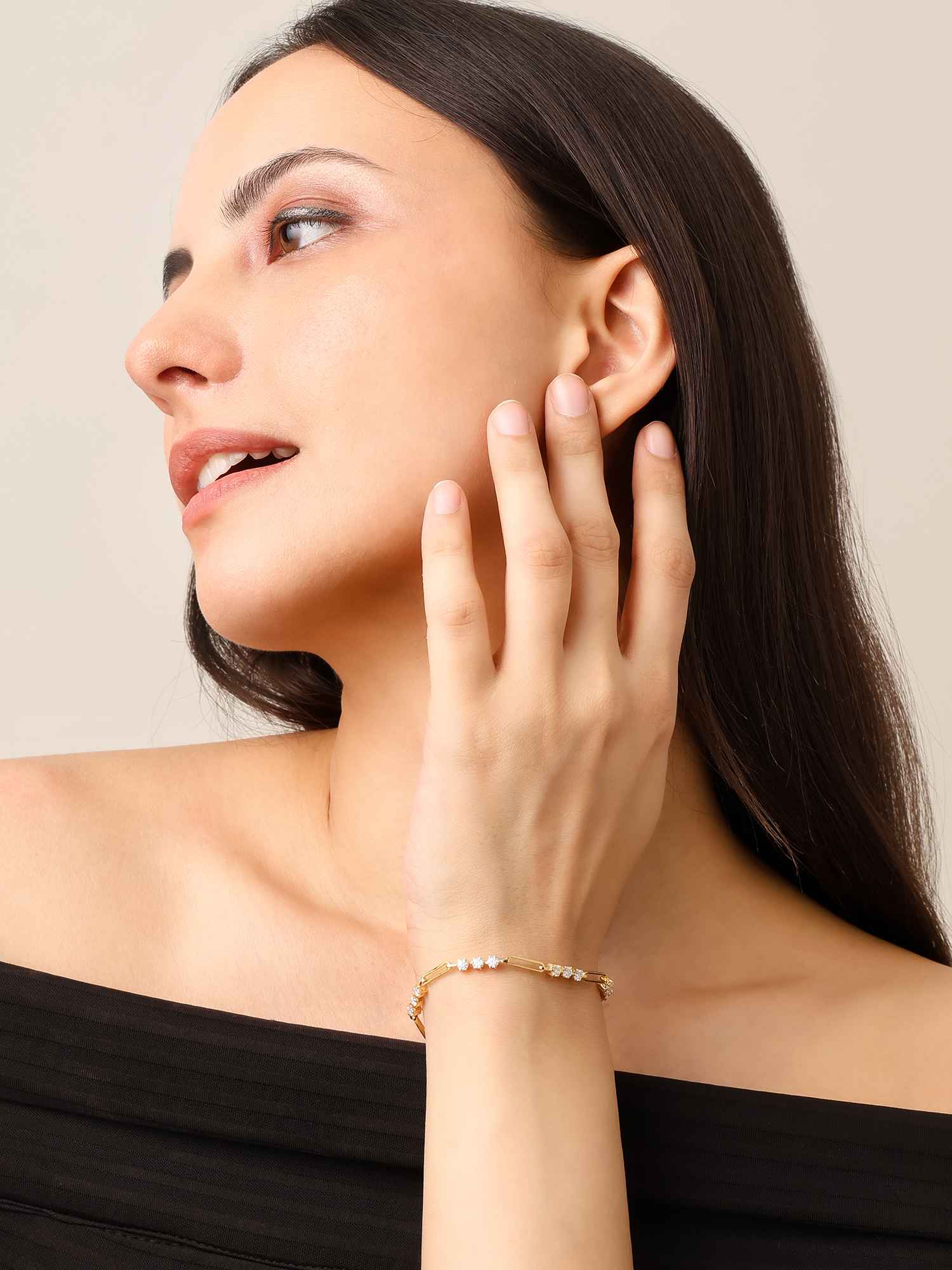 925 Silver Moissanite Diamond Queen Tennis Bracelet