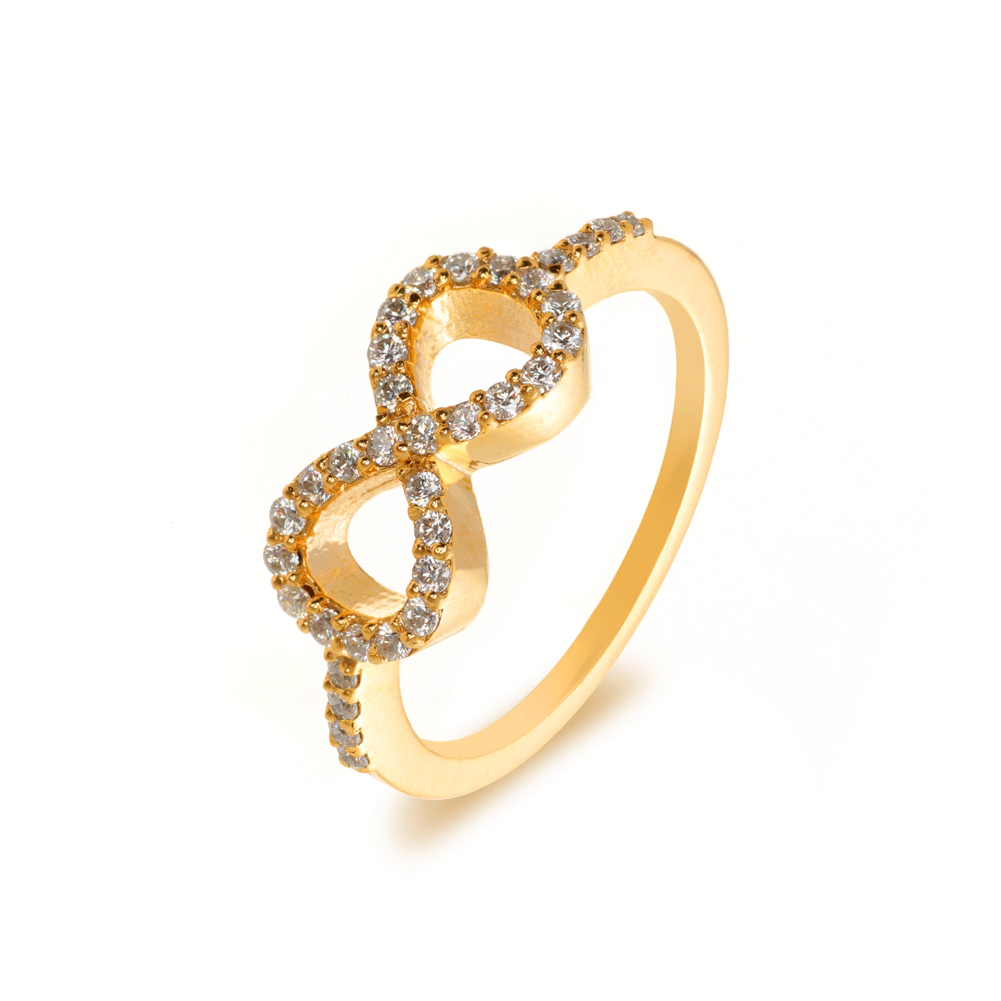 18K Gold Plated Infinity Ring