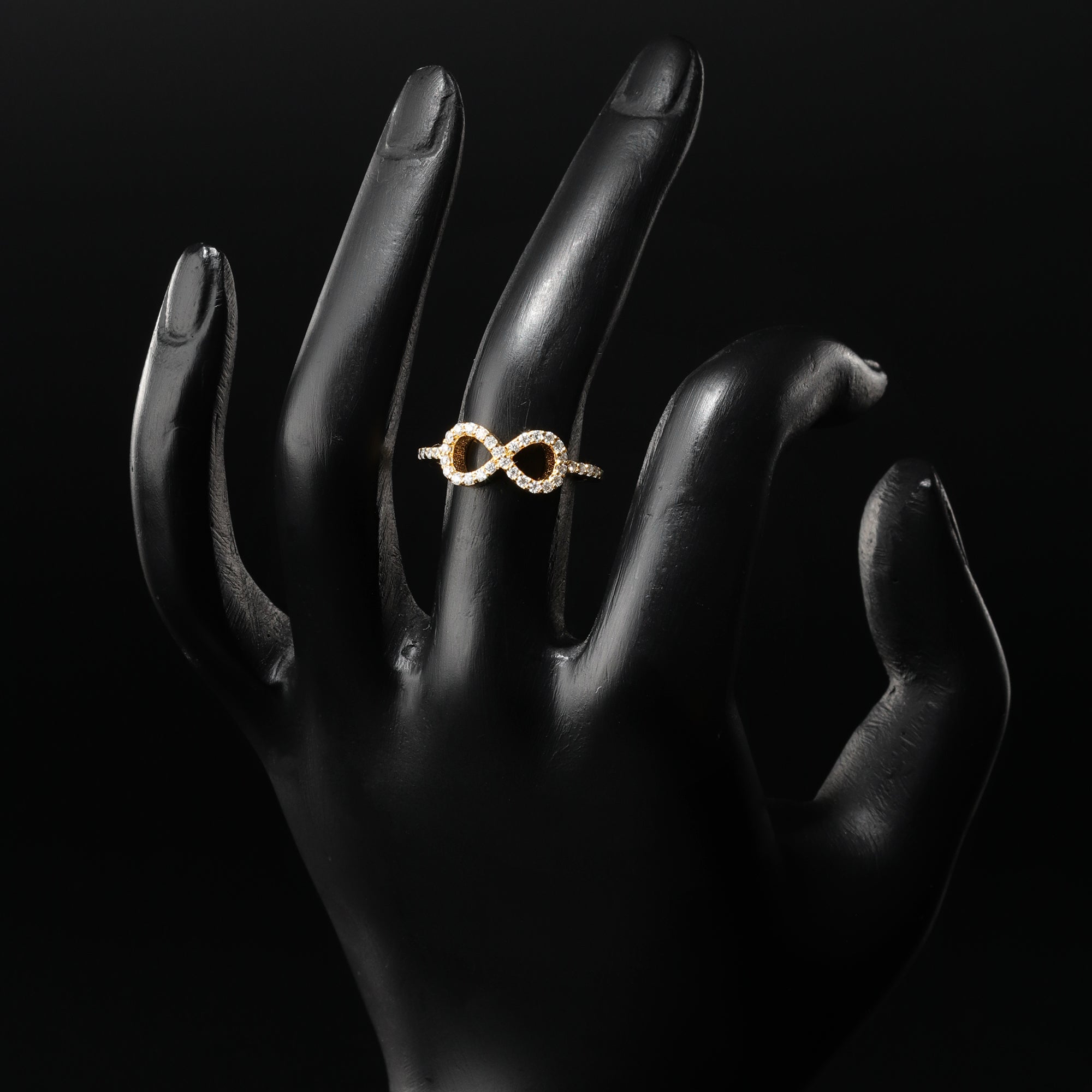 18K Gold Plated Infinity Ring