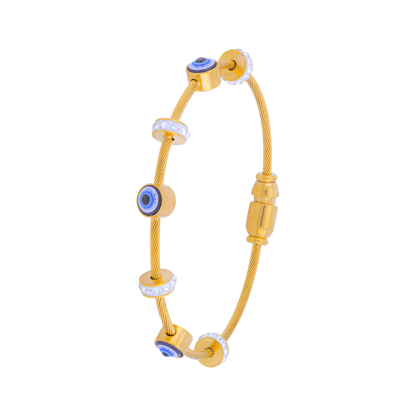 Soraya Evil Eye Bracelet – 18K Gold Plated, Anti-Tarnish & Waterproof