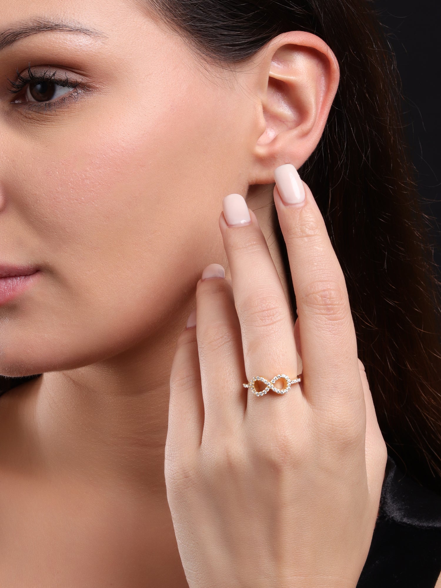 18K Gold Plated Infinity Ring