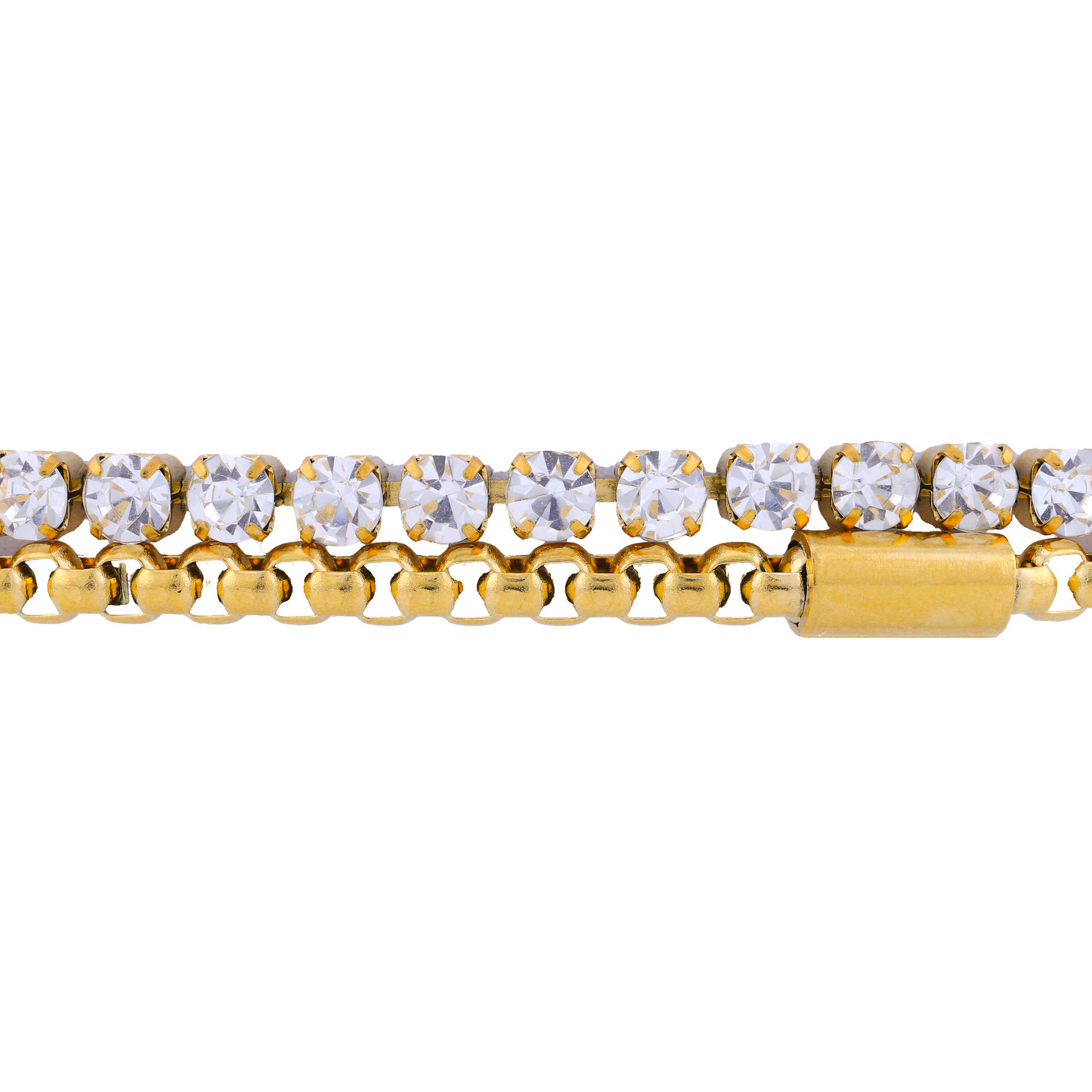 Double Layered Tennis Bracelet  - 18K Gold Plated/ Anti Tarnish -Waterproof